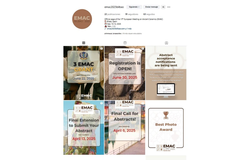 52. Redes sociales del Congreso EMAC 2025 Bilbao (2025)